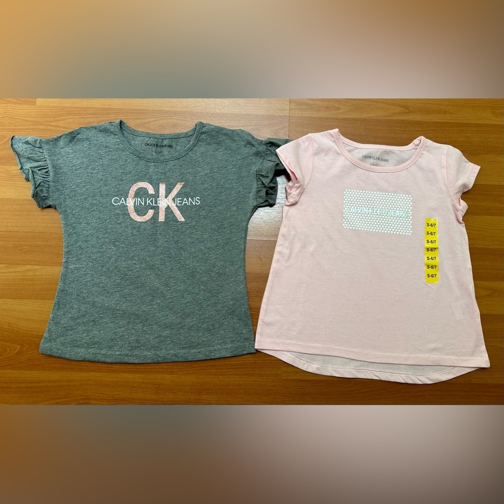 Girls' 2 Short Sleeve Graphic Logo Tees